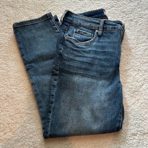 KUT from the Kloth Reese Fab Ab High Waist Ankle Slim Straight Leg Jeans - Picture 2 of 6